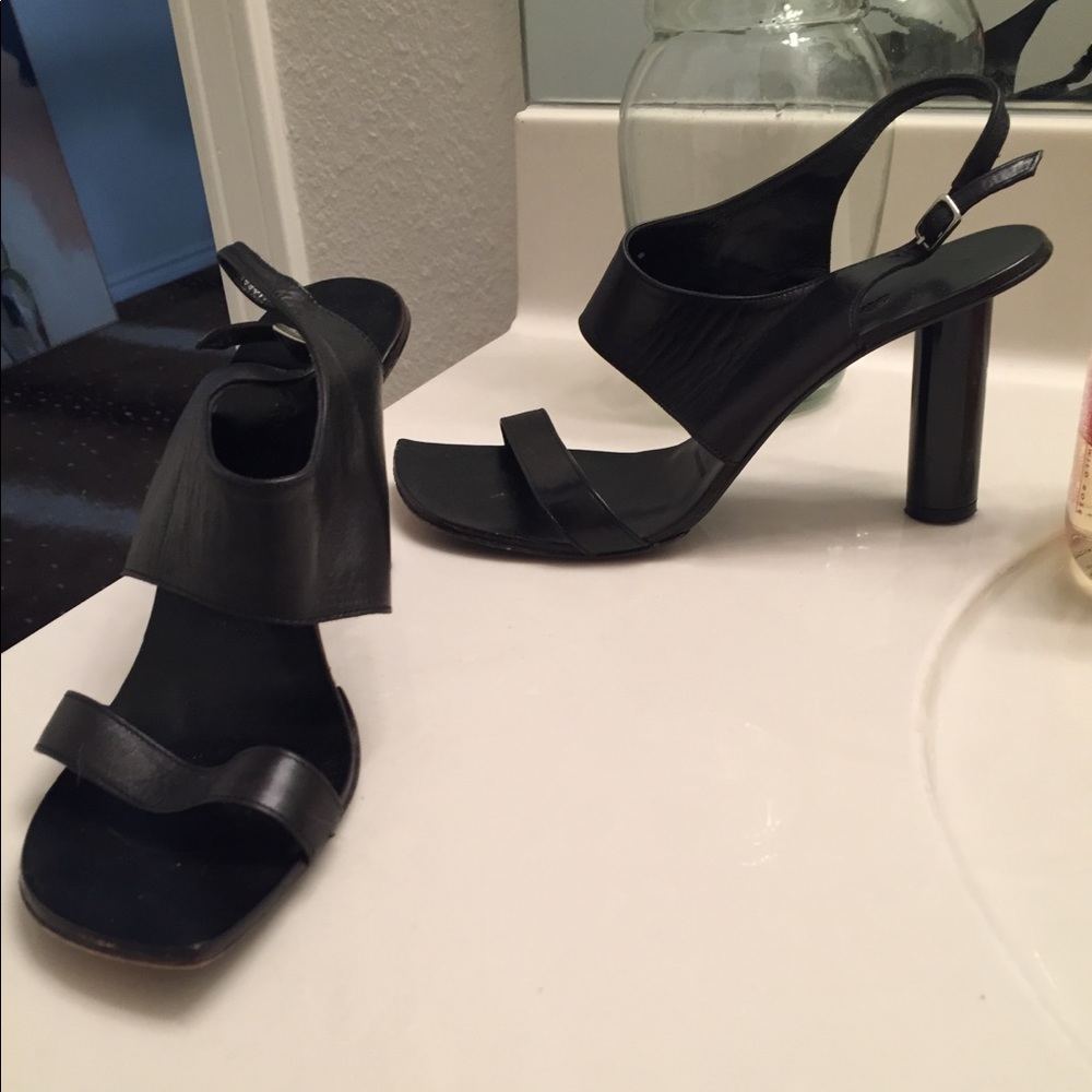 Robert Clergerie Black High Heel Sandals